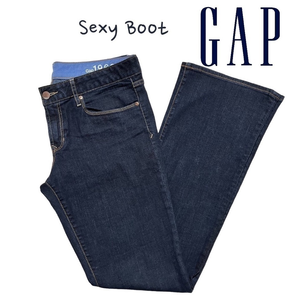 GAP (NWOT) Women’s Sexy Boot Dark Wash Jeans Size 12 Long